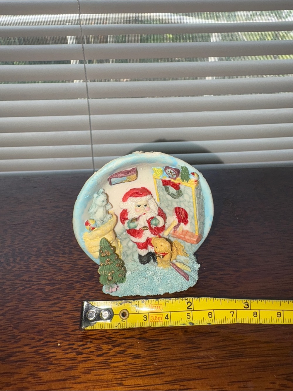 Mini Holiday Santa Figurine Decorative Accent